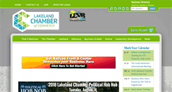 Desktop Screenshot of lakelandchamber.com