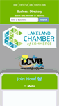 Mobile Screenshot of lakelandchamber.com